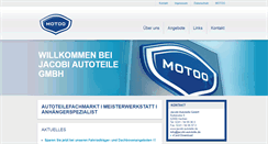 Desktop Screenshot of jacobi-autoteile.de